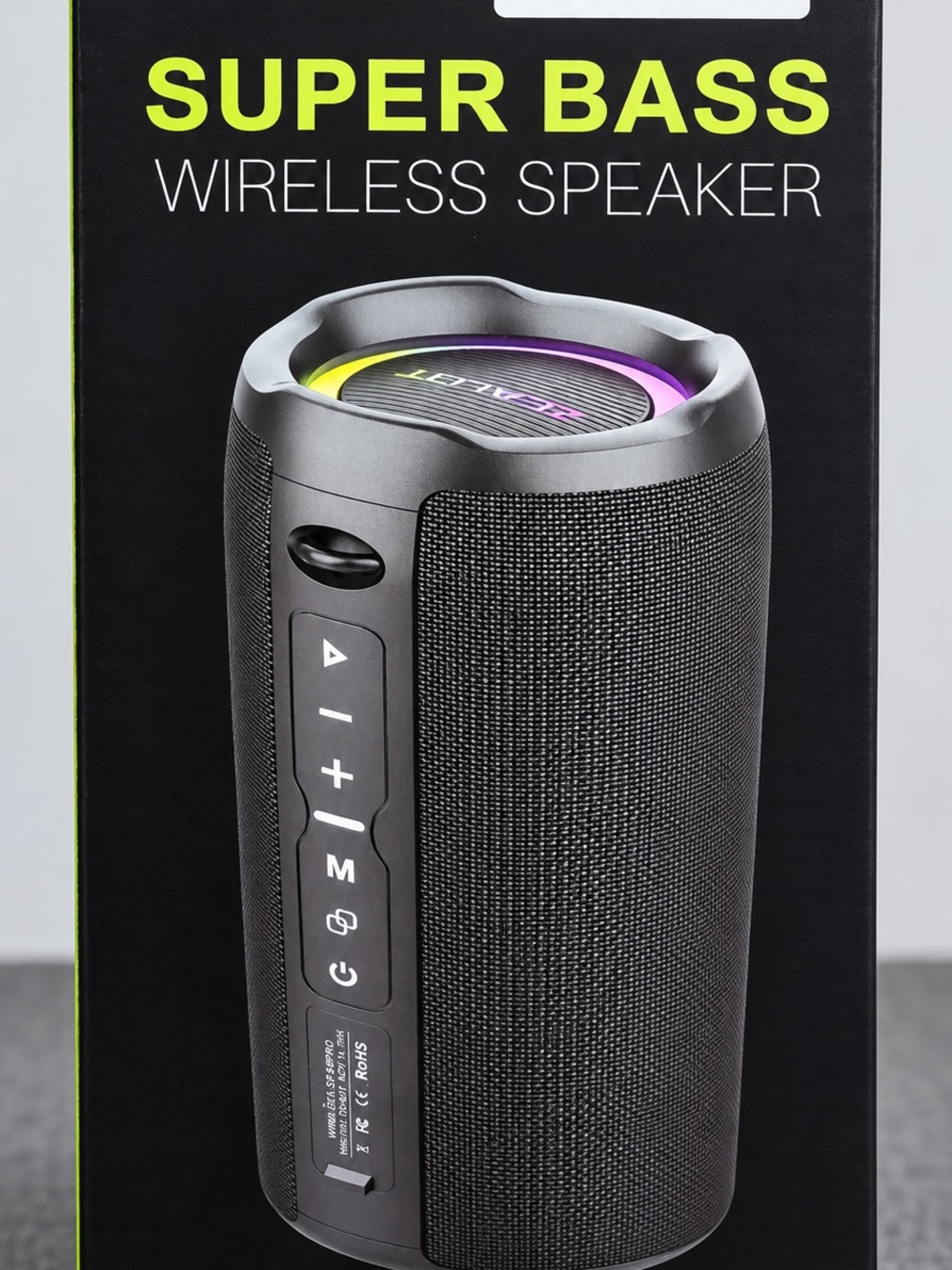 Portable Super Bass Bluetooth Speaker - Black